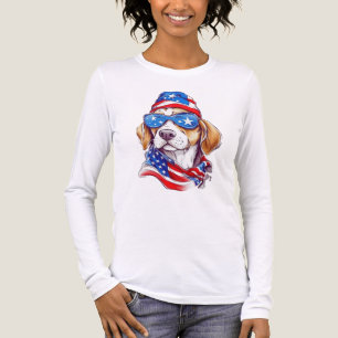 4 juli hund sublimering-66361 t shirt