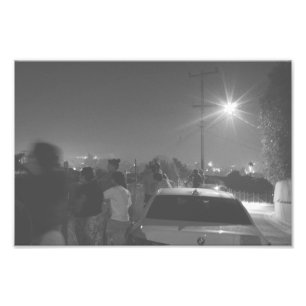 4 juli i City Terrace Fototryck