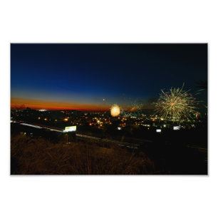 4 juli i City Terrace Fototryck