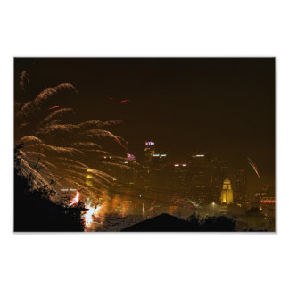 4 juli i City Terrace Fototryck