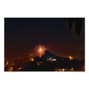 4 juli i City Terrace Fototryck