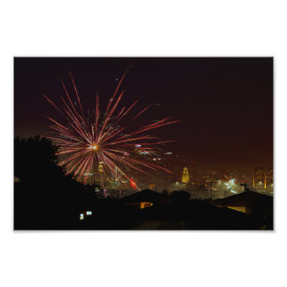 4 juli i City Terrace Fototryck