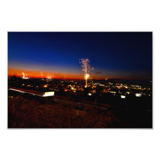 4 juli i City Terrace Fototryck