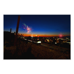 4 juli i City Terrace Fototryck
