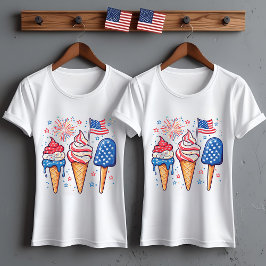 4 juli Ice Cream Women's T-Shirt