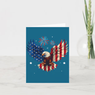 4 juli illustration av flaggsköldpadda patriotisk kort