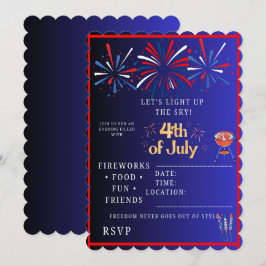 4 juli-inbjudan inbjudningar