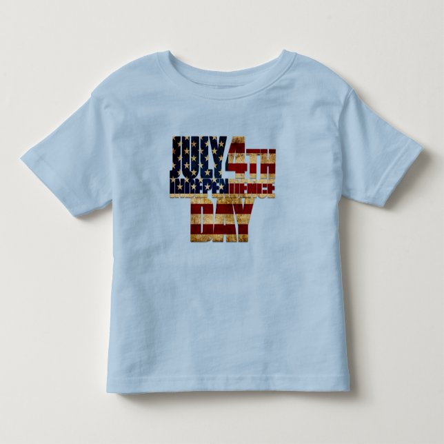 4 juli Independence day 002 T Shirt (Framsida)
