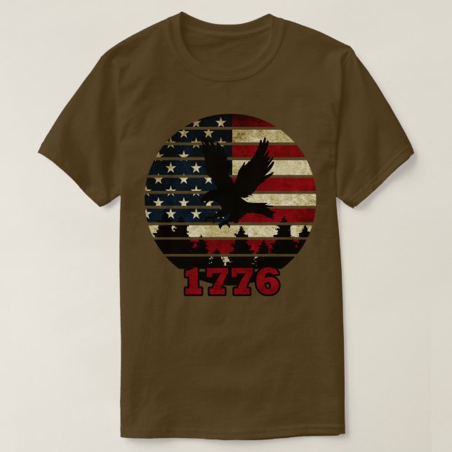 4 juli Independence day (2) T Shirt (Design framsida)