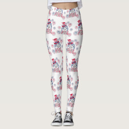 4 juli Independence day Amerikanska Eagle Leggings