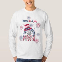 4 juli Independence day Amerikanska Eagle T Shirt