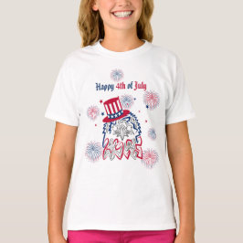 4 juli Independence day Amerikanska Eagle T Shirt