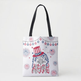 4 juli Independence day Amerikanska Eagle Tygkasse