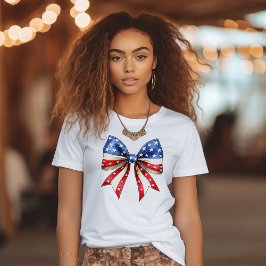 4 juli Independence day Bow T Shirt