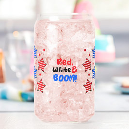 4 juli Independence day Can Glass