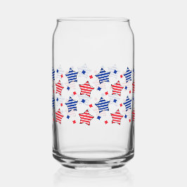 4 juli Independence day Can Glass Wrap