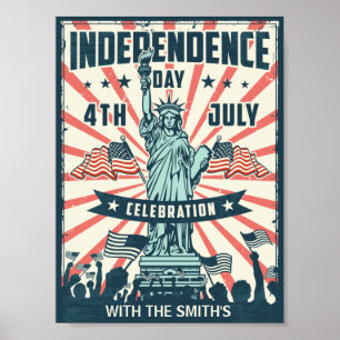 4 juli Independence day Firande Poster