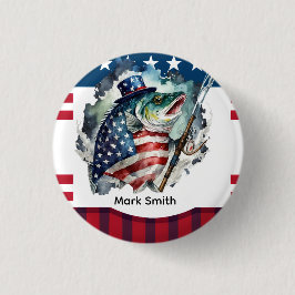 4 juli Independence day för fiske i älskare Knapp