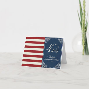4 juli Independence day i Amerika Tack Kort