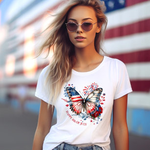 4 juli, Independence day, kvinnor T Shirt