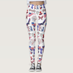 4 juli Independence day Leggings