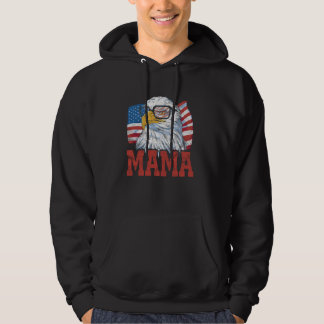 4 juli Independence day MAMMA USA flagga Hoodie