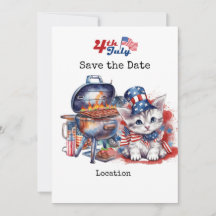 4 juli Independence day med katt