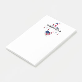 4 juli Independence day Post-it Block