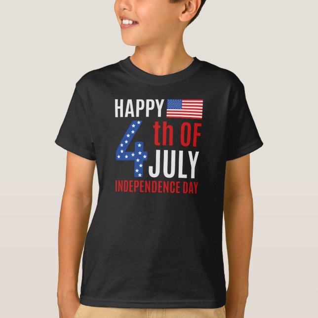 4 juli Independence day T-Shirt (Framsida)