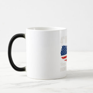 4 juli Independence day T Shirt Magisk Mugg