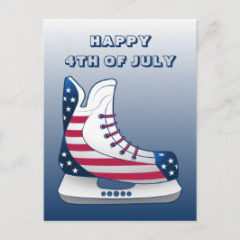 4 juli ishockeyskridskor helg vykort