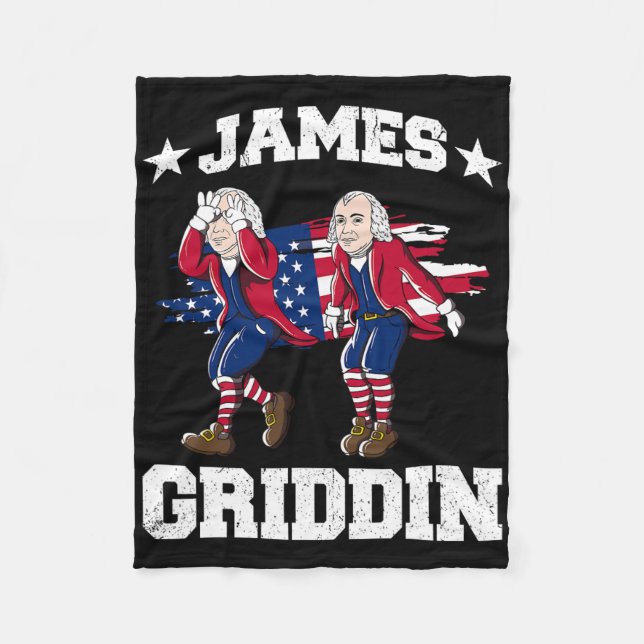 4 juli James Madison Griddy James Griddin 1 Fleecefilt (Framsidan)