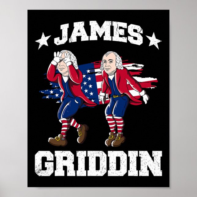 4 juli James Madison Griddy James Griddin 1 Poster (Framsidan)