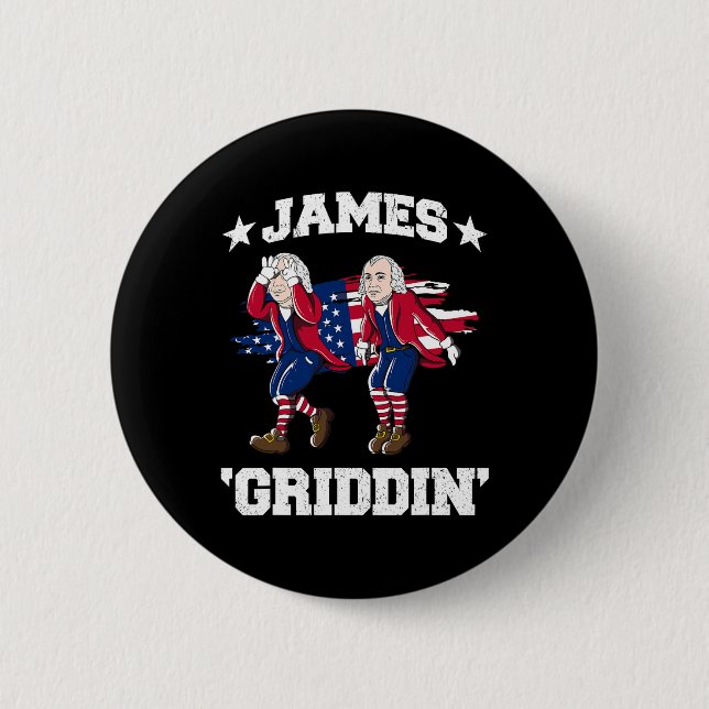 4 juli James Madison Griddy James Griddin Knapp (Framsida)