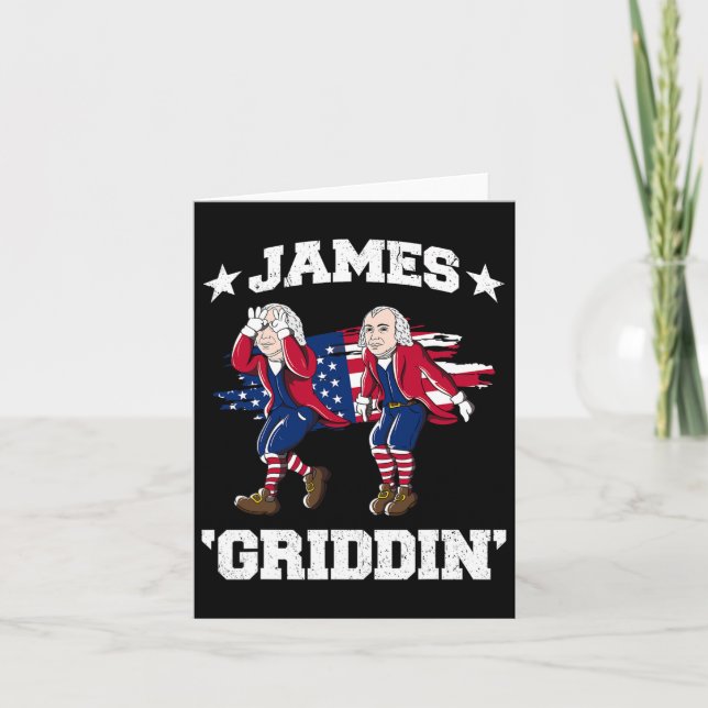 4 juli James Madison Griddy James Griddin  Kort (Framsida)