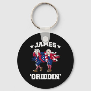 4 juli James Madison Griddy James Griddin Nyckelring