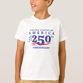 4 juli Junior Golfer USA 250-årsjubileum T Shirt
