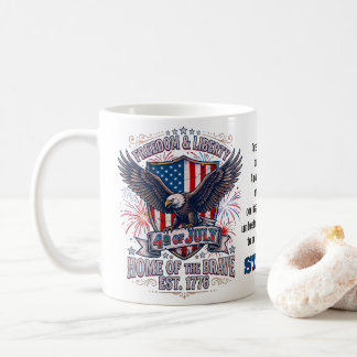 4 juli kaffemugg