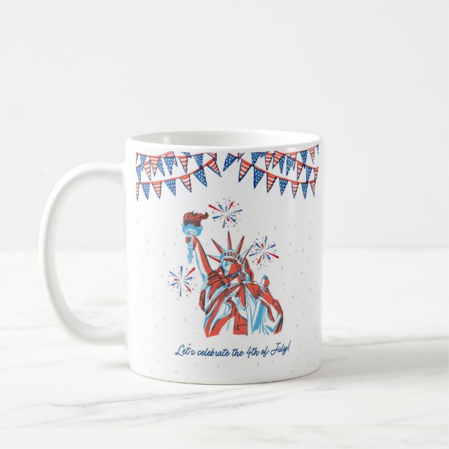4 juli kaffemugg (Vänster)