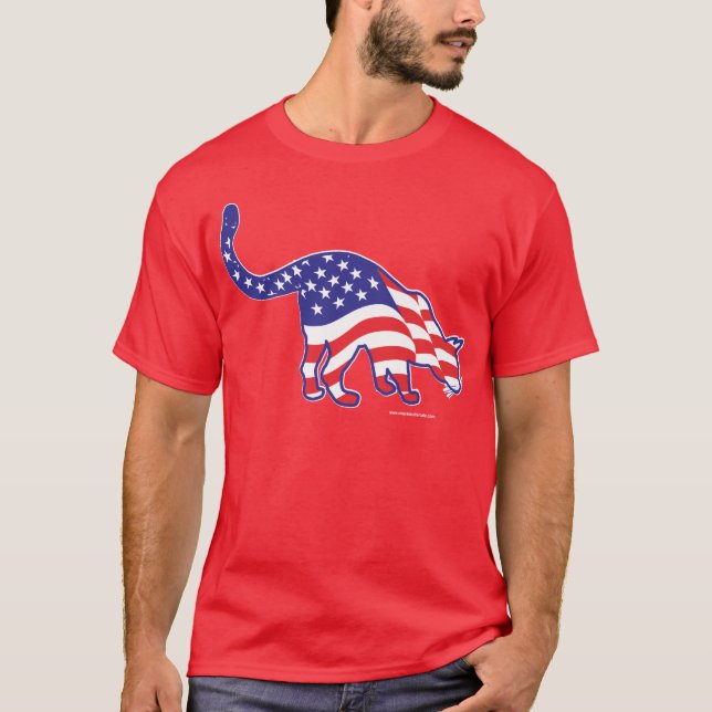 4 juli Kitty Cats Tee (Framsida)