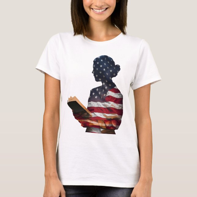 4 juli | Konstruktion av självständighetsdagen T Shirt (Framsida)