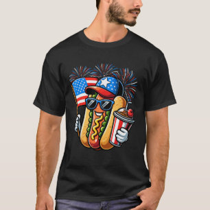 4 juli korv självständighetsdag patriotisk fyra t shirt