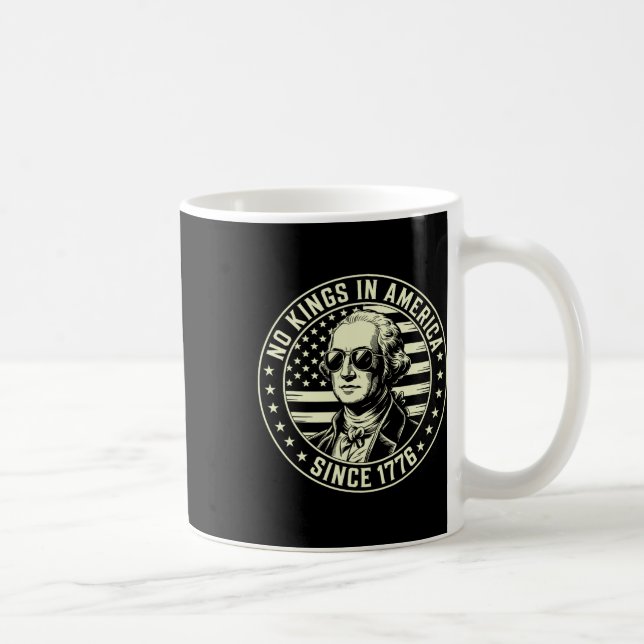 4 juli: Kung i Amerika George Washington Kaffemugg (Höger)