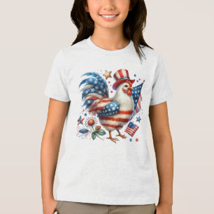 4 juli Kyckling Clipart-61531 T Shirt