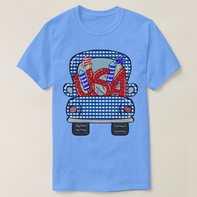 4 JULI LASTBIL 4 T SHIRT (Design framsida)