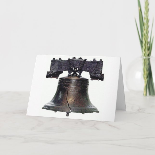 4 juli Liberty Bell Kort (Framsida)