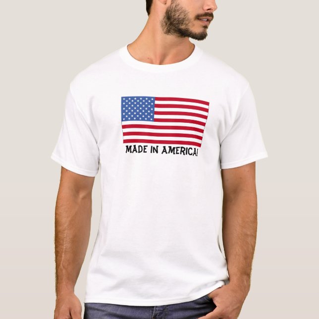 4 juli Made in America T-shirt (Framsida)