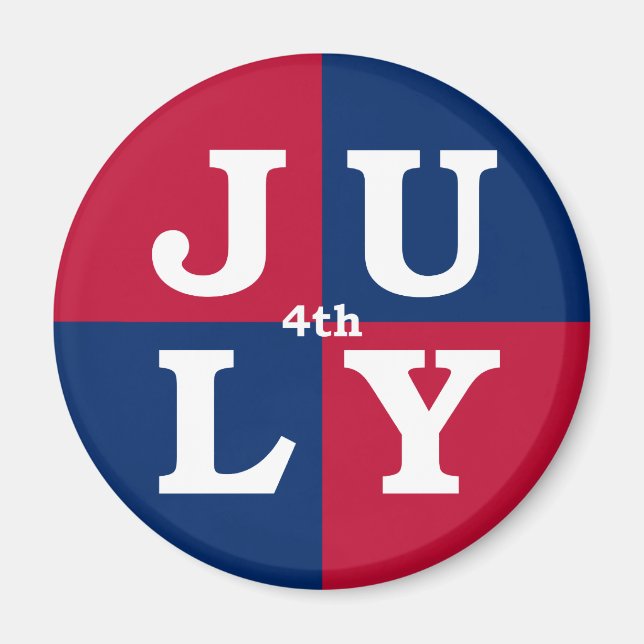 4 juli magnet (Framsidan)