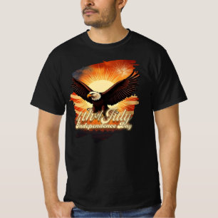 4 juli – Majestätisk Örn & Eldshow Tribute🦅 T Shirt
