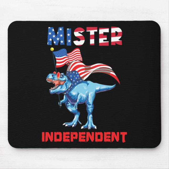 4 juli: Mister Oberoende USA flagga Patriotic Boy Musmatta (Framsidan)